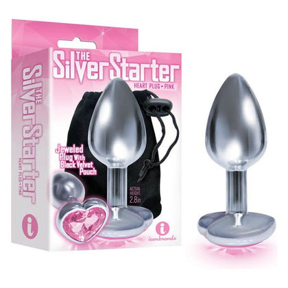 Introducing the Sensual Silver Starter: The Exquisite Jeweled Plug for Erotic Doggystyle Pleasure