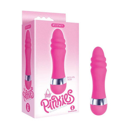 9's Pinkies Ridgy Mini-Vibes: Powerful Variable-Speed Silicone Pleasure Toys for Women - G-Spot Stimulation - Pink