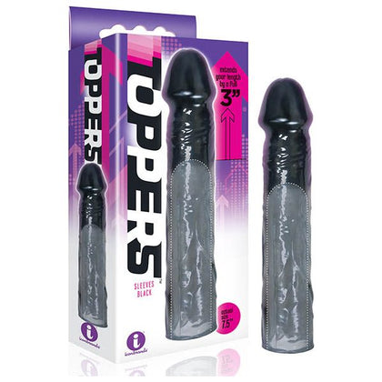 Iconic Pleasure Enhancer: Toppers 3'' Penis Extender Sleeve - Model X1 - Male - Ultimate Length and Realistic Experience - Flesh