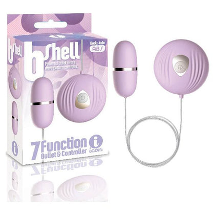 9's b-Shell: Powerful 7-Function Bullet & Controller for Sensational Pleasure - Intense Stimulation for Women - Sleek Black - Adult Naughty Store