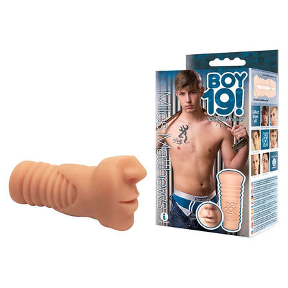 Boy 19! Icon Brands Realistic Twink Masturbator - Model MM-19 - Male Pleasure Toy - Lifelike Ass and Mouth - Flesh