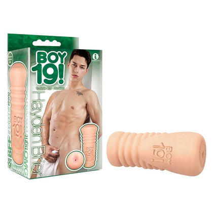 Icon Brands Boy 19! Realistic Twink Masturbator - Model HB-19 - Male Pleasure Toy - Lifelike Ass and Mouth - Flesh