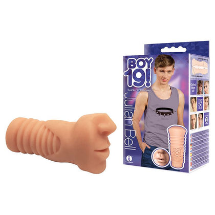 Boy 19! Icon Brands Realistic Twink Masturbator - Julian Bell Signature Edition - Male Stroker for Intense Pleasure - Lifelike Ass and Mouth - Vibrant Colour