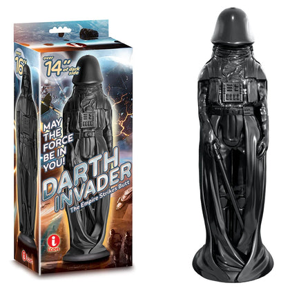 Icon Brands Darth Invader XXL Realistic Dildo - Model No. 14 - Male - Anal Play - Jet Black - Adult Naughty Store