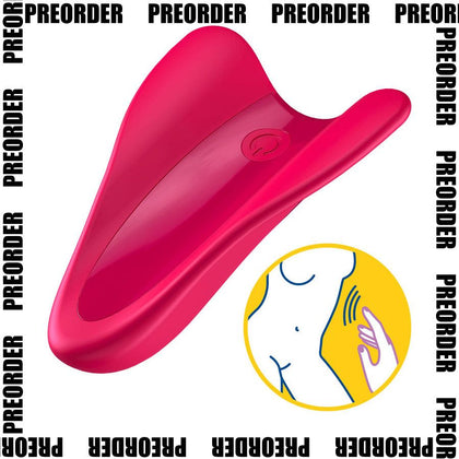 Satisfyer High Fly - Genderless Handheld Clitoral and Penile Vibrator with Dual Motors - Model HF-3000 - Yellow and Fuchsia