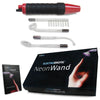 KinkLab Neon Wand Electrosex Kit - Innovative Red Handle Electrosex Device for Sensational Pleasure - Adult Naughty Store