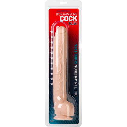 Doc Johnson's Dick Rambone Cock - Model DR-15X | Extreme Pleasure | Male | Deep Penetration | Black