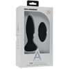 A-Play Vibe Adventurous Rechargeable Silicone Anal Plug With Remote - Model AV-100 - Unisex - Intense Pleasure - Black - Adult Naughty Store