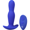 Introducing the SensaPlay EXPANDER - Rechargeable Silicone Anal Plug With Remote - Model SP-10RB, the Ultimate Pleasure Experience for All Genders in Royal Blue!