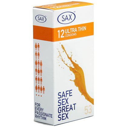 Introducing the SensaFeel Ultra Thin 12's Latex Condoms - Unleash Pleasure with Unmatched Sensitivity!