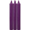 Introducing the Sensual Pleasures Japanese Drip Candles - 3 Pack - Purple - Adult Naughty Store