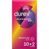 Durex Pleasure Me Latex Condoms 10's + 2 Free | Ribbed and Dotted Texture | Enhanced Stimulation | Comfortable Fit | Transparent | Dermatologically Tested | Electronically Tested | No.1 Condo - Adult Naughty Store