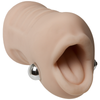 Sasha Grey ULTRASKYN Vibrating Deep Throat Sucker - Model SG-VDTS01 - Male Oral Pleasure Toy - Lifelike Feel - Intense Suction - 7 Function Vibrations - Sleek Black