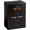 SKYN Dual Ring - Vibrating Finger and Cock Ring for Couples Pleasure - Model DR-500 - Unisex - Clitoral and Penile Stimulation - Black - Adult Naughty Store