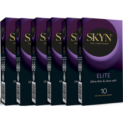 Elite Skyn Feel Everything Ultra Thin Condoms - Sensation Enhancing for Both Partners - Model 2X - Unisex - Intimacy and Sensitivity - Natural Colour