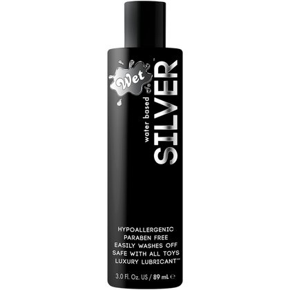 Introducing the Silver Water Based Lubricant - The Perfect Pleasure Companion for Unforgettable Moments!