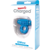 Introducing the Charged OWow Rechargeable Vibrating Cock Ring - Model X1: The Ultimate Pleasure Experience for Couples - Adult Naughty Store