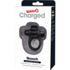 Charged Skooch™ Rechargeable Vibrating Cock Ring - Model RS-10 - For Men - Intense Pleasure - Black - Adult Naughty Store