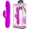 Pretty Love Rechargeable Melanie Thrusting Rabbit Vibrator - Model M4 - Purple - Women's G-Spot and Clitoral Pleasure
