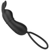 Introducing the Luxe Pleasure Rechargeable Rosalie Black Mini Rabbit Bullet Vibrator - Model RRB-7. Designed for exquisite pleasure, this sophisticated silicone toy offers a multitude of sens - Adult Naughty Store