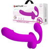 Pretty Love Strapless Strap-On - Model X1: The Ultimate Hands-Free Pleasure for Couples - Purple