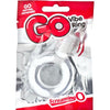 Introducing the Screaming O GO Vibe Ring - The Ultimate Disposable Vibrating Erection Ring for Intense Pleasure and Performance Enhancement in Clear - Adult Naughty Store