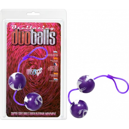 Introducing the Sensual Pleasure Oscillating Duo Balls - Model X1: The Ultimate Lavender Delight for Enhanced Pleasure and Toned Muscles
