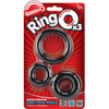 Introducing the Screaming O RingO X3 Cock Rings - Ultimate Pleasure Trio for Men in Clear and Black! - Adult Naughty Store