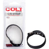 COLT Leather C/b Strap Adjustable 3-Snap Cock and Ball Enhancer for Men - Unleash Your Inner Leather Daddy - Black - Adult Naughty Store