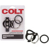 Colt Enhancer Cock Ring Set - Model X1 - Male Pleasure - Enhanced Stamina and Sensitivity - Black - Adult Naughty Store