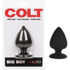 COLT Big Boy™ Silicone Anal Plug - Model XXL for Sensual Pleasure - Men's Pleasure Toy - Deep Black - Adult Naughty Store