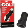 Colt Slammer Penis Extender Sleeve - Model X1: Ultimate Male Pleasure Enhancer for Jaw-Dropping Girth Enlargement - Designed for Men - Intense Sensations and Support - Black - Adult Naughty Store