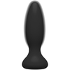 A-Play Vibe Adventurous Rechargeable Silicone Anal Plug With Remote - Model AV-100 - Unisex - Intense Pleasure - Black - Adult Naughty Store