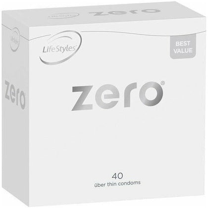 LifeStyles Zero 40's Ultra-Thin Condoms - The Ultimate Pleasure Enhancer for Intimate Moments