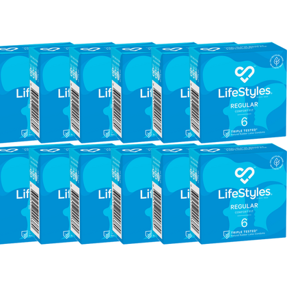 Trojan Easy-Fit Flared Condoms - BreezyFit 54mm Model 108 - Unisex Pleasure Enhancers - Natural Pleasure - Smooth White