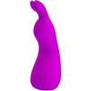 Nakki Rechargeable Bunny-Style Silicone Vibrator - Model NR-7X - Purple (For External Pleasure) - Adult Naughty Store