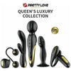 Introducing the Luxurious Mini Queen's Collection: Walter 7 Vibration Settings, Black Silicone, USB Rechargeable - Adult Naughty Store