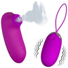 Orthus Pleasure Pro 12-Function Vibrating Egg - Purple - Multi-Functional 2-in-1 Sex Toy for Women - Clitoral Stimulation and Breast Teasing - Model ORTH-002