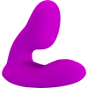 Introducing the LuxeSilk PleasureTech Rechargeable Melvin 500 G-Spot & Clit Stimulator | Women's Dual Motor Toy | Purple - Adult Naughty Store