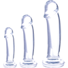 Introducing the Sensual Pleasure Triple Lover 3 in 1 Training Kit - Model TL-3000, for All Genders, Multiple Areas of Pleasure, in Clear - Adult Naughty Store