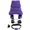 Purple Pleasure Bondage Set - Model PPB-001 - Unisex - Full Body Restraint and Sensory Play Kit - Purple/Black