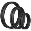 Introducing the True Silicone® RingO Pro X3 Triple Pack - Ultimate Pleasure Cock Rings for Men - Model X3 - Enhance Your Intimate Experience - Available in Multiple Sizes and Colors - Adult Naughty Store