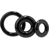 Introducing the Screaming O RingO X3 Cock Rings - Ultimate Pleasure Trio for Men in Clear and Black! - Adult Naughty Store