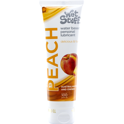 Wet Stuff Peach - Tube (100g) Intimate Lubricant for Enhanced Pleasure - Adult Naughty Store