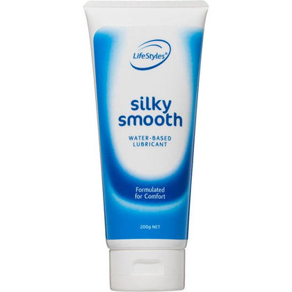 LifeStyles Silky Smooth Water-Based Lubricant 200g - Enhance Pleasure and Comfort During Intercourse - Non-Staining, Fragrance-Free, Paraben-Free - Latex and Polyisoprene Condom Compatible