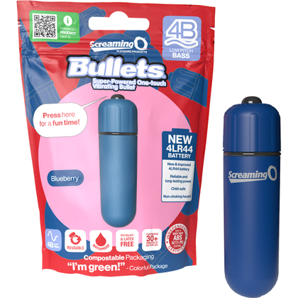 Bullets 4B Low Pitch Bass (Blueberry) - Powerful Pleasure for Deep Bass Lovers
