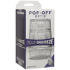 Main Squeeze Optix Clear Transparent Compact Stroker - Model MS-200 - Male Masturbation Toy for Visual Stimulation and Ultimate Control - Dual-Ended Design - Phthalate-Free - Clear - Adult Naughty Store