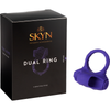 SKYN Dual Ring - Vibrating Finger and Cock Ring for Couples Pleasure - Model DR-500 - Unisex - Clitoral and Penile Stimulation - Black - Adult Naughty Store