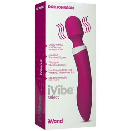 iVibe Select iWand 7-Mode Silicone Warming Wand Massager - Pink