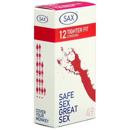 Introducing the SensaFit 12's: Premium 49mm Latex Condoms for a Tighter Fit - Pack of 12